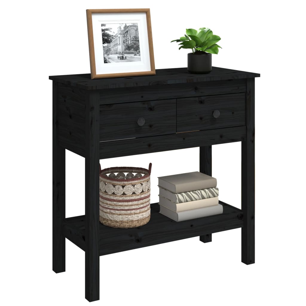 Console Table 75X35X Solid Wood Pine