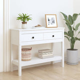 Console Table 75X35X Solid Wood Pine