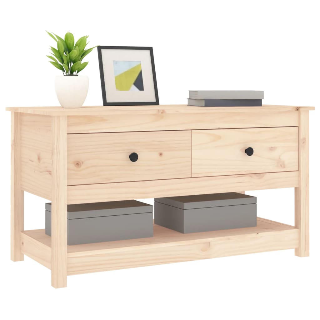 Coffee Table 102X49X55 Cm Solid Wood Pine