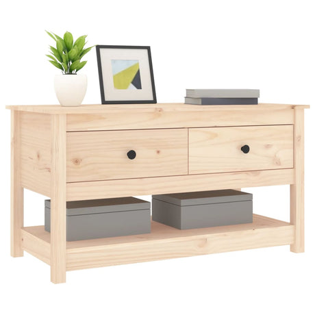 Coffee Table 102X49X55 Cm Solid Wood Pine