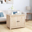 Coffee Table 71X49X55 Cm Solid Wood Pine