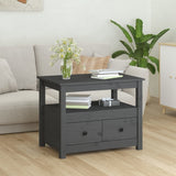 Coffee Table 71X49X55 Cm Solid Wood Pine