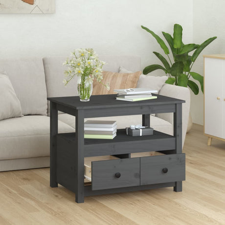 Coffee Table 71X49X55 Cm Solid Wood Pine