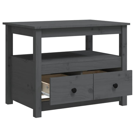 Coffee Table 71X49X55 Cm Solid Wood Pine