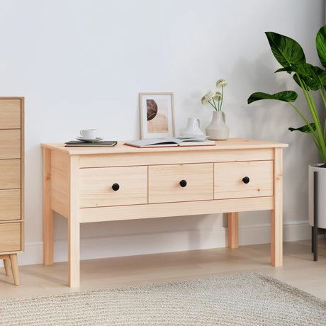 Coffee Table 102X49X55 Cm Solid Wood Pine