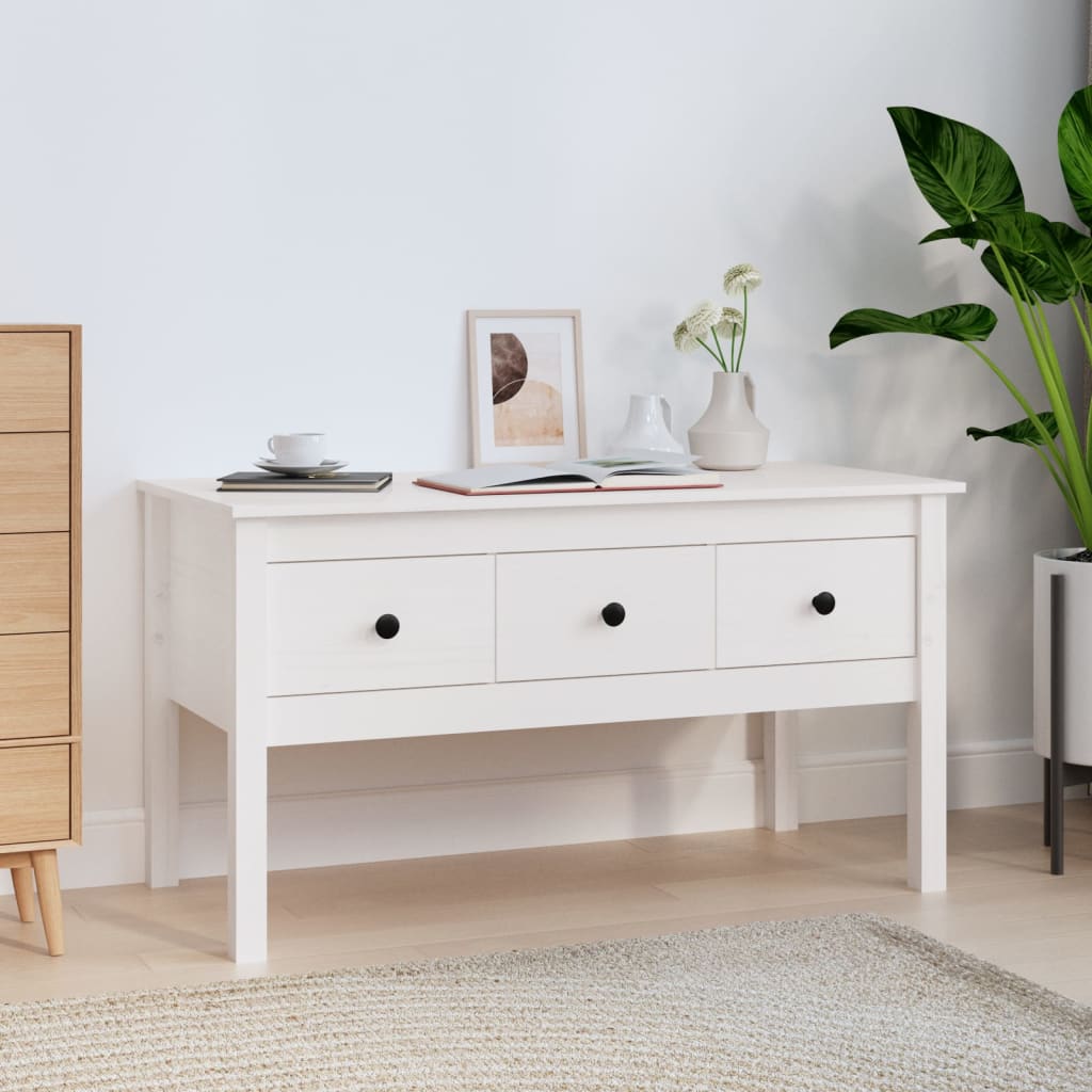 Coffee Table 102X49X55 Cm Solid Wood Pine