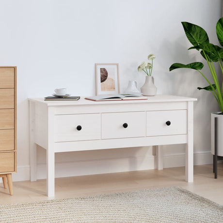 Coffee Table 102X49X55 Cm Solid Wood Pine