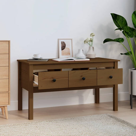 Coffee Table 102X49X55 Cm Solid Wood Pine