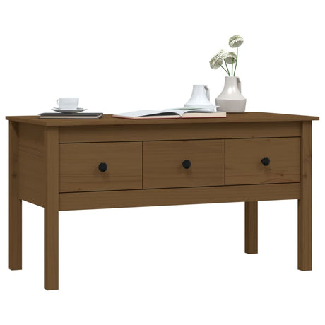 Coffee Table 102X49X55 Cm Solid Wood Pine
