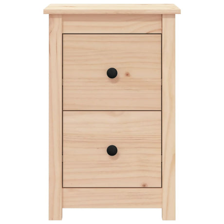 Bedside Cabinet 40X35X61.5 Cm Solid Wood Pine