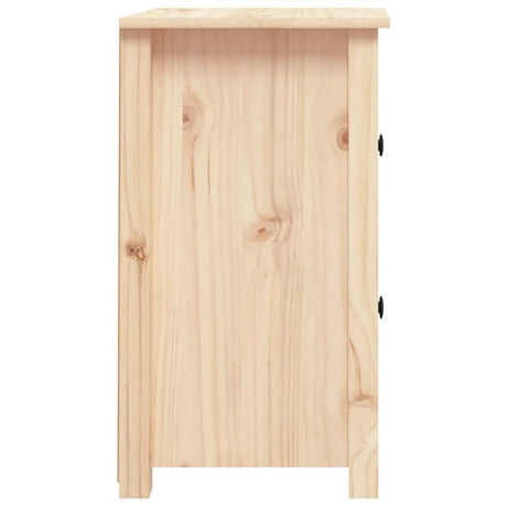 Bedside Cabinet 40X35X61.5 Cm Solid Wood Pine