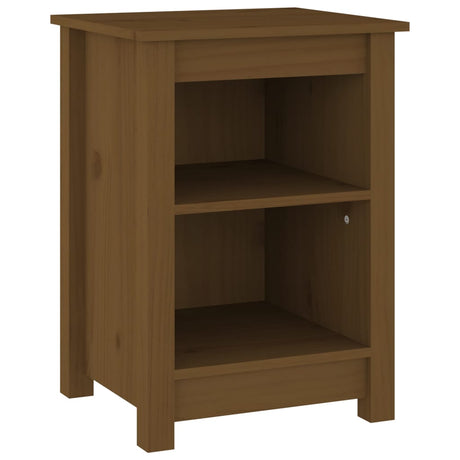 Bedside Cabinet 40X35X55 Cm Solid Wood Pine