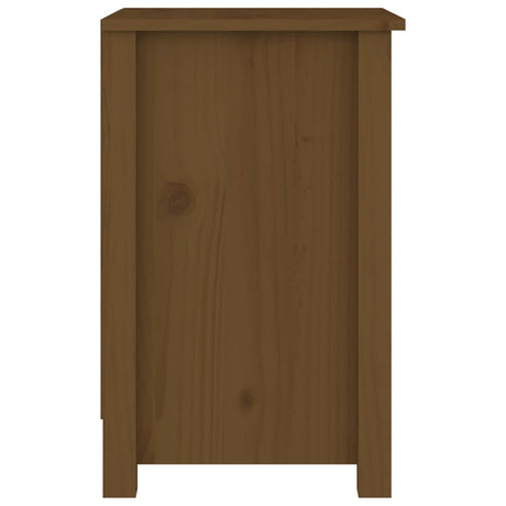 Bedside Cabinet 40X35X55 Cm Solid Wood Pine