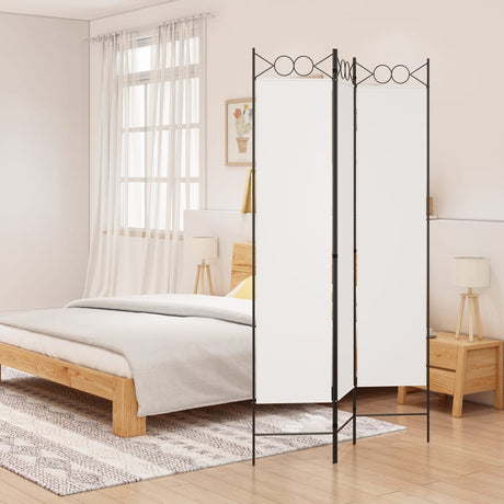 3-Panel Room Divider Fabric