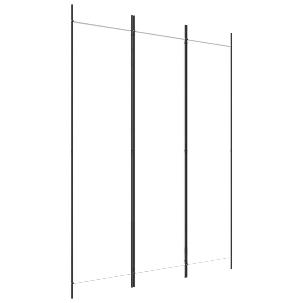 3-Panel Room Divider Fabric