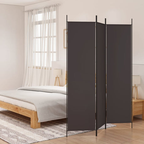 3-Panel Room Divider Fabric