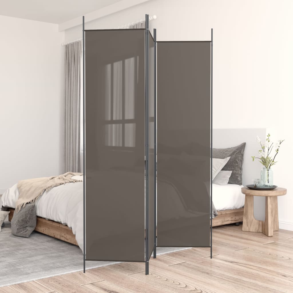 3-Panel Room Divider Fabric