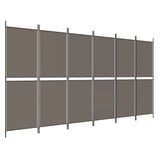 6-Panel Room Divider Fabric