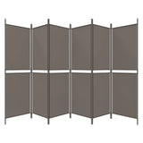 6-Panel Room Divider Fabric