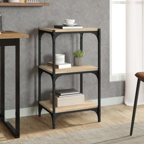 Book Cabinet 40X33X Engineered Wood And Steel