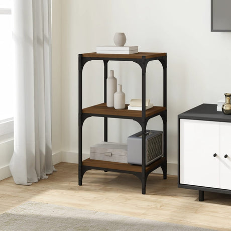 Book Cabinet 40X33X Engineered Wood And Steel