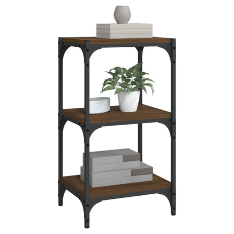 Book Cabinet 40X33X Engineered Wood And Steel