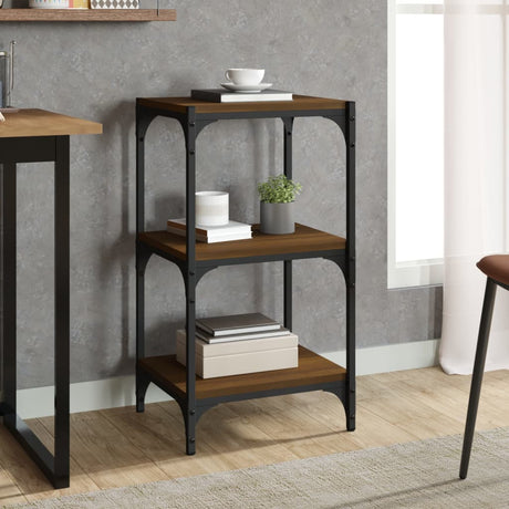 Book Cabinet 40X33X Engineered Wood And Steel
