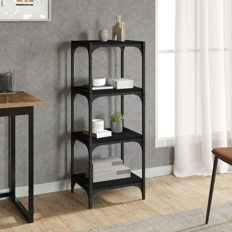 Book Cabinet 40X33X Engineered Wood And Steel