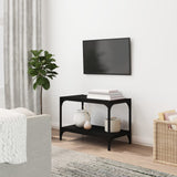 Tv Cabinet 80X33X41 Cm Engineered Wood And Steel