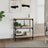Book Cabinet 40X33X Engineered Wood And Steel