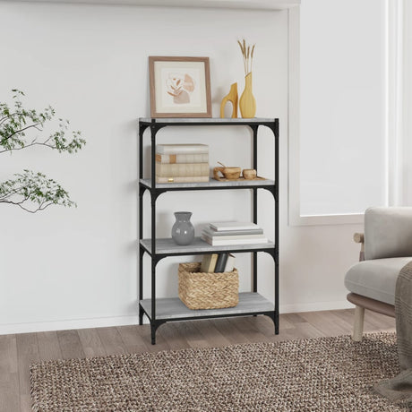 Book Cabinet 40X33X Engineered Wood And Steel