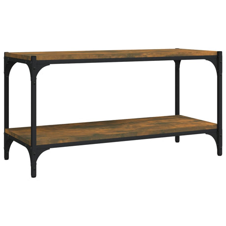 Tv Cabinet 80X33X41 Cm Engineered Wood And Steel