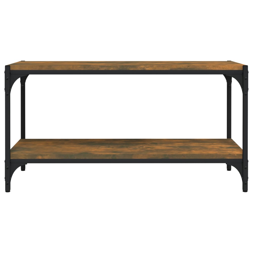 Tv Cabinet 80X33X41 Cm Engineered Wood And Steel
