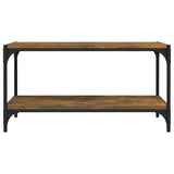 Tv Cabinet 80X33X41 Cm Engineered Wood And Steel