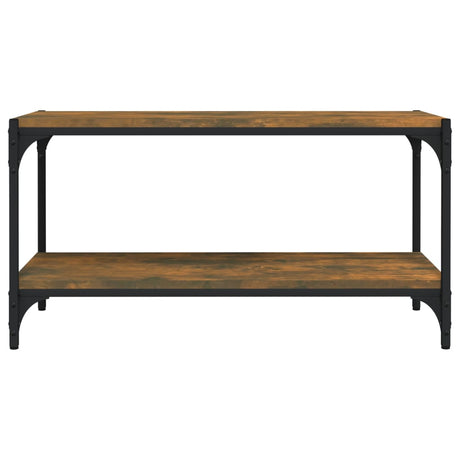 Tv Cabinet 80X33X41 Cm Engineered Wood And Steel