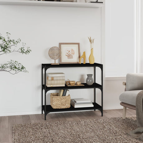 Book Cabinet 40X33X Engineered Wood And Steel