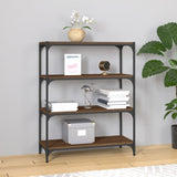 Book Cabinet 40X33X Engineered Wood And Steel