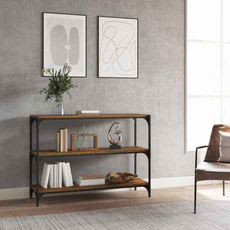 Book Cabinet 40X33X Engineered Wood And Steel