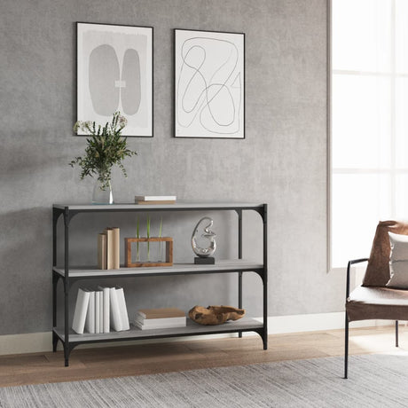 Book Cabinet 40X33X Engineered Wood And Steel