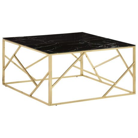 Coffee Table Stainless Steel And Tempered