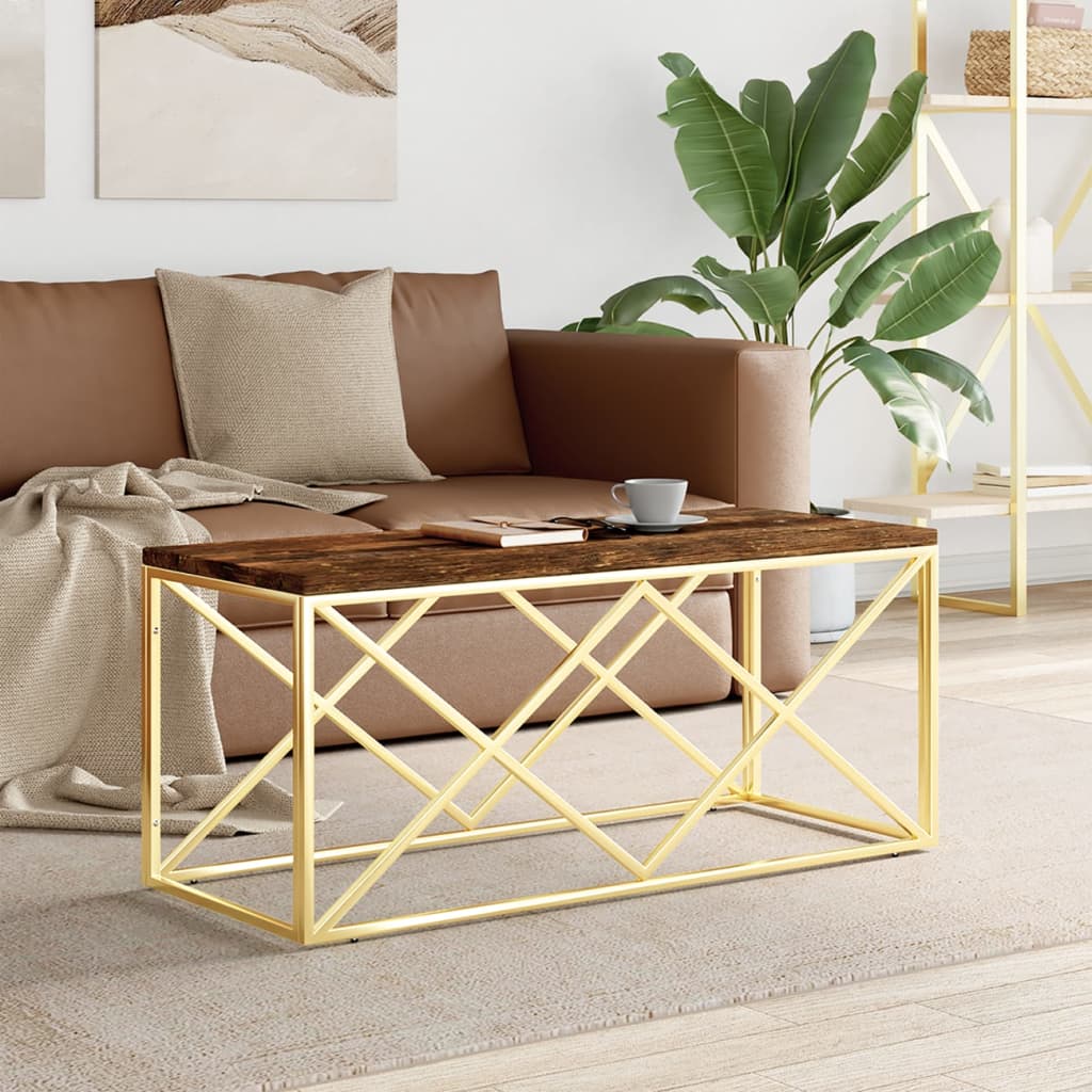Coffee Table 110X45X45 Cm Stainless Steel And