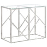 Console Table Stainless Steel And Tempered