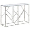 Console Table Stainless Steel And Tempered