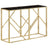Console Table Stainless Steel And Tempered