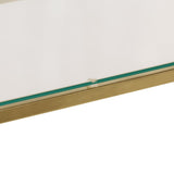 Console Table Stainless Steel And Tempered