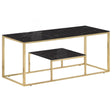 Coffee Table Stainless Steel And Tempered