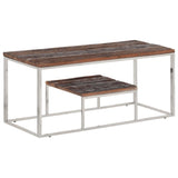 Coffee Table Stainless Steel And Tempered
