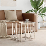 Coffee Table Gold 50X50X50 Cm Stainless Steel And