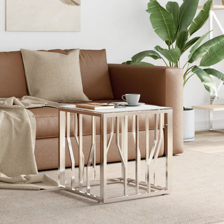 Coffee Table Gold 50X50X50 Cm Stainless Steel And