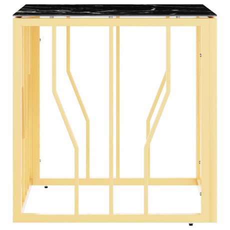 Coffee Table Gold 50X50X50 Cm Stainless Steel And